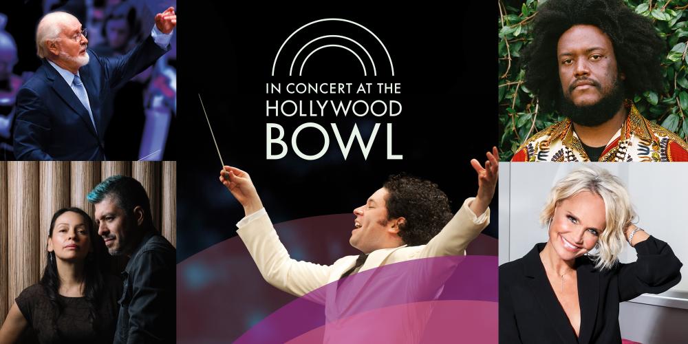 montage of concert images